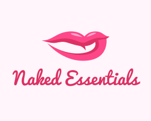 Sexy Pink Lips Logo