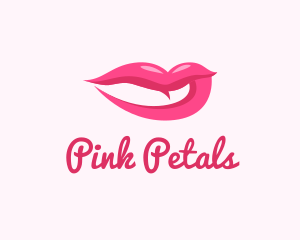 Sexy Pink Lips logo design