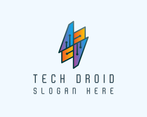 Tech Circuit Network logo design