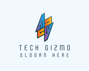 Tech Circuit Network logo design