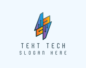 Tech Circuit Network logo design