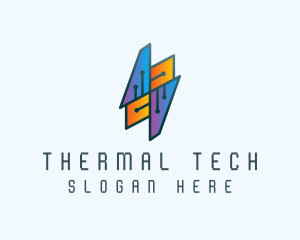 Tech Circuit Network logo design