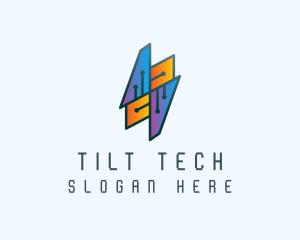 Tech Circuit Network logo design