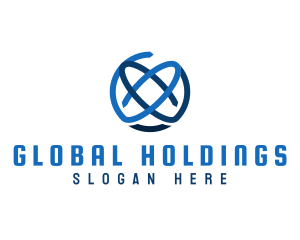 Global Cycle Orbit Business logo design