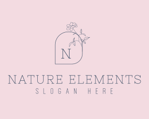 Nature Floral Beauty logo design