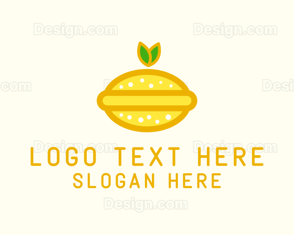 Organic Lemon Fruit Logo