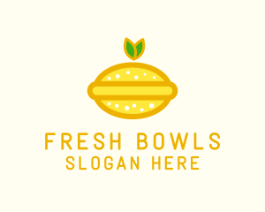 Organic Lemon Fruit  logo design