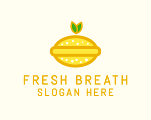 Organic Lemon Fruit  logo design