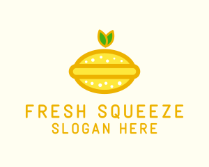 Organic Lemon Fruit  logo design