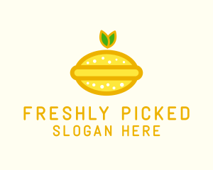 Organic Lemon Fruit  logo design