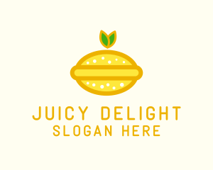Organic Lemon Fruit  logo design