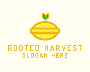 Organic Lemon Fruit  logo design