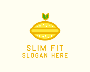 Organic Lemon Fruit  logo design