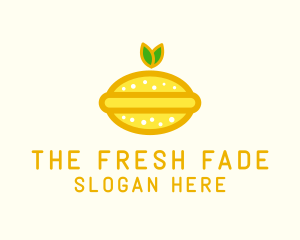 Organic Lemon Fruit  logo design