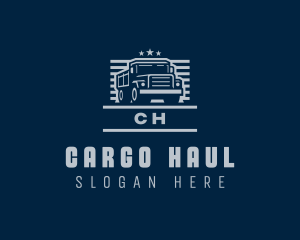 Cargo Haulage Trucking logo design