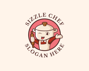 Cooking Pot Chef logo design