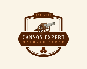 Cannon Artillery Weapon logo