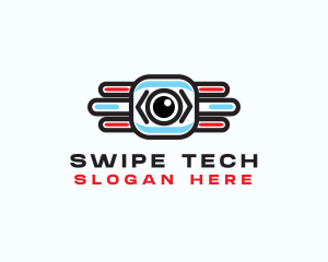 Tech Camera Surveillance logo design