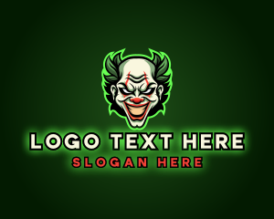 Scary Clown Joker logo