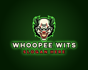 Scary Clown Joker logo design