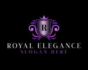 High End Shield Royal logo design