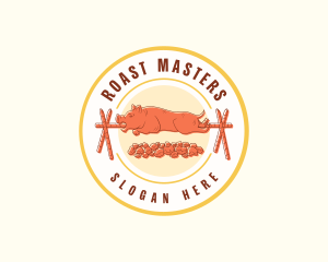 Roasted Pig Restaurant logo design