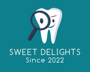 Tooth Magnifying Glass logo