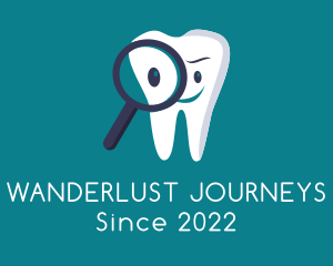 Tooth Magnifying Glass logo