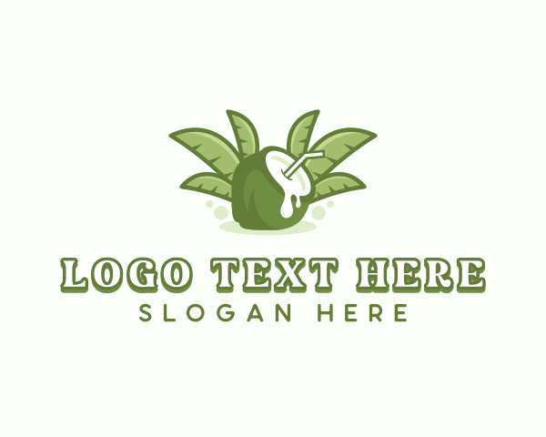 Coconut logo example 3
