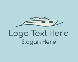 Teal Wave Speedboat logo