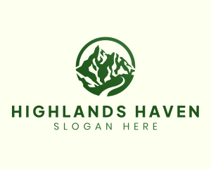 Mountain Highlands Hiking logo design