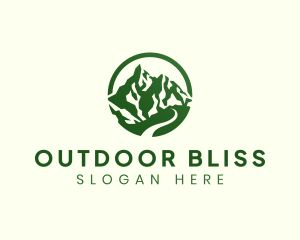 Mountain Highlands Hiking logo design