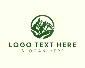 Slope - Mountain Highlands Hiking logo design