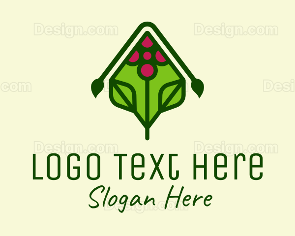 Organic Grape Vineyard Logo