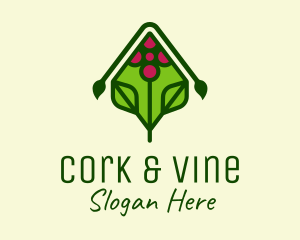 Organic Grape Vineyard logo design