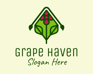 Organic Grape Vineyard logo design