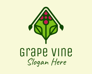 Organic Grape Vineyard logo design