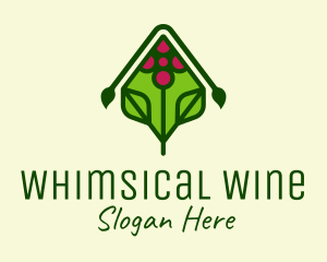 Organic Grape Vineyard logo design