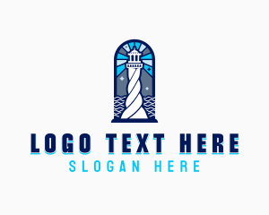 Coastal Marine Lighthouse logo