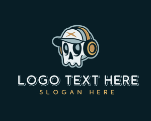 Headphones Skull Music logo