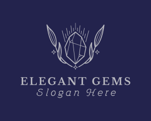 Natural Precious Gem logo design