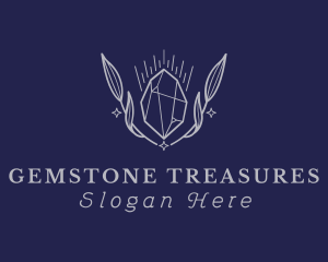 Natural Precious Gem logo design