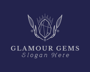 Natural Precious Gem logo design