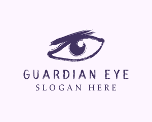 Violet Eyebrow Salon logo design