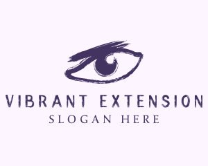 Violet Eyebrow Salon logo design