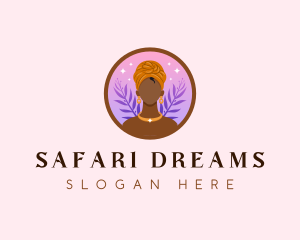 African Turban Boutique logo design