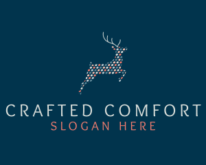 Deer Polkadots Craft logo design