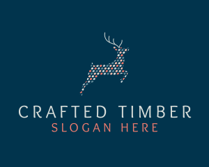 Deer Polkadots Craft logo design