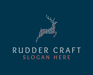 Deer Polkadots Craft logo design