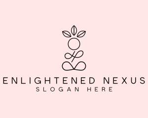 Nature Yoga Wellness logo design